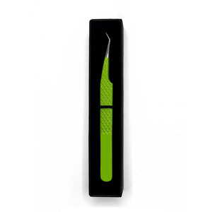 Pinzas para Pestañas Postizas de Acero Inoxidable Coloridas de Alta Precisión Antiestáticas, Herramientas de Maquillaje para Extensión de Pestañas - Product Image 1