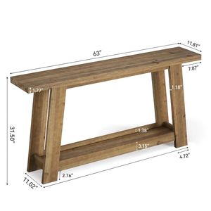 โต๊ะคอนโซลสำหรับใช้เป็นโซฟาหรือโต๊ะทางเข้า - Product Image 6
