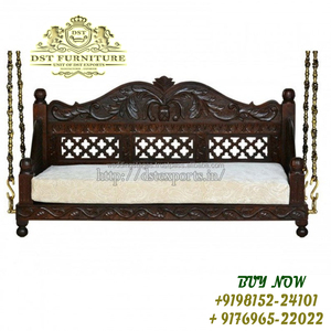 Columpio Jhoola Moderno para Interiores con Base de Elefante, Madera de Primera Calidad, Columpio Jhula para Interiores y Exteriores, Decoración para el Hogar en EE. UU. - Product Image 3
