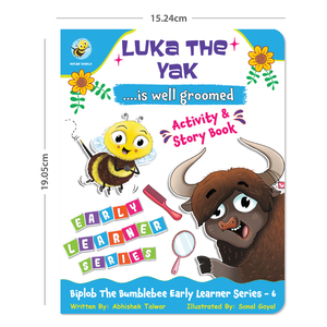 Serie para Niños Pequeños de Biplob: Libro 6 sobre Buenos Hábitos, Luka el Yak, Libro de Cartón con Diseño Atractivo y Libro de Rompecabezas con Audio - Product Image 5