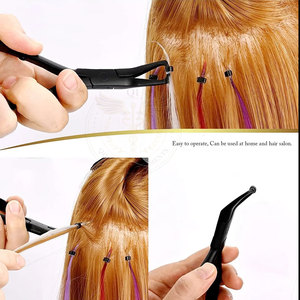 Hair <b>Extension</b> Pliers Stainless Steel Hair <b>Extension</b> Tools <b>Bead</b> Remover Pliers for Hair <b>Extensions</b> - Product Image 5