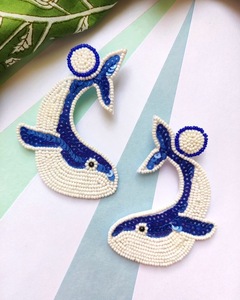 Boucles d'oreilles pendantes brodées à la main avec perles, pendentif tasse à café en forme de cœur, bijoux de mode pour femmes, cadeau d'anniversaire - Product Image 4