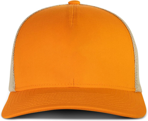 Factory OEM Custom Logo Trucker Hat Baseball Cap Premium Structured Fit Mesh Back Adjustable Snapback Hat for Wholesale - Product Image 2