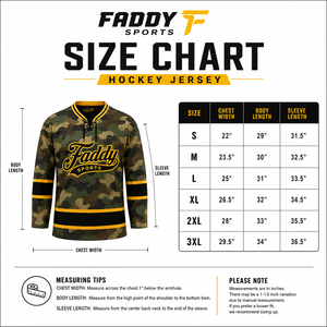 Maillot de hockey sur glace personnalisé camouflage, uniforme d'équipe sublimé, respirant, pour homme, entraînement, col en V à lacets, vêtements de sport - Product Image 6