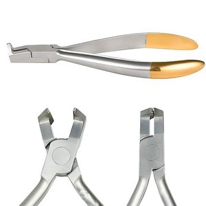 Pince coupante distale manuelle en acier inoxydable autoclavable avec inserts en carbure pour la coupe de fils orthodontiques - Product Image 1