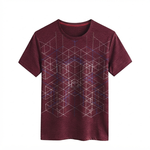 T-shirts promotionnels pour hommes, col rond, manches courtes, coupe ample, respirants, séchage rapide, prix de gros OEM - Product Image 6