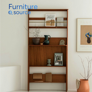 Vietnam OEM/ODM escalera de madera maciza estante-sala de estar vitrina con cajón integrado para el hogar del hotel - Product Image 3