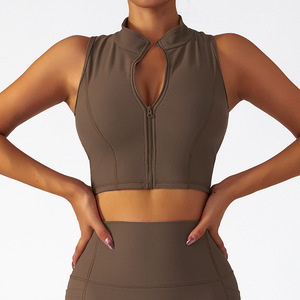 Sujetador Deportivo para Mujer al por Mayor de Alta Calidad, Nuevo Estilo, Sin Costuras, Spandex/Poliéster, Soporte Medio, Secado Rápido, Antibacteriano - Product Image 5
