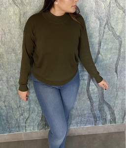 Casual Mockneck Long Sleeve Tee Soft Breathable Everyday Essential <b>Top</b> for Layering in Any Season - Product Image 5
