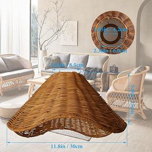 Lámpara Colgante de Bambú y Ratán al por Mayor, Pantalla de Luz Hecha a Mano, Accesorio de Iluminación para Ambiente Interior, Fabricada por KingCraftViet - Product Image 5