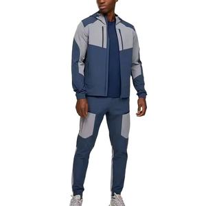 New Design Stand Collar <b>Waterproof</b> Hooded Casual Cotton Polyester <b>Jacket</b> and Pants Set Custom Outdoor <b>Winter</b> Wear for Men <b>Women</b> - Product Image 4