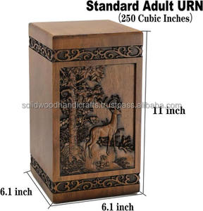 Urne funéraire en bois pour cendres humaines, urnes de crémation pour homme et femme, urnes de haute qualité - Product Image 2