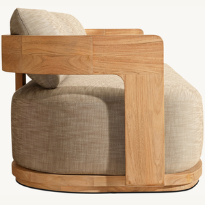 <b>Sofa</b> furniture made of teak wood with soft foam equipped with modern design pillows suitable <b>for</b> indoor or outdoor use - Product Image 5