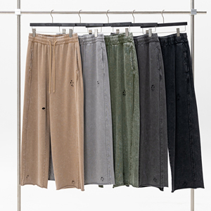 Men's Sweatpants <b>Trouser</b> <b>Elastic</b> <b>Waist</b> Drawstring Casual Style Breathable Side Pockets Midweight Autumn Wear - Product Image 4