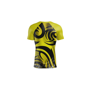 Wholesale Custom <b>Compression</b> <b>Shirt</b> Polyester Spandex T <b>Shirts</b> Fitness Blank T <b>Shirt</b> Short Sleeve Men Gym T-<b>Shirt</b> Rash Guard - Product Image 4