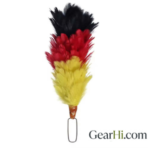 Plume militaire réglable en plumes d'autruche formelles |   Ornement décoratif pour casquette Glengarry Busby Shako en crin de cheval style vautour - Product Image 6