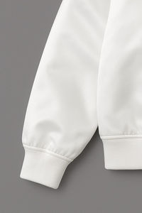 Chaqueta Bomber de Satén Brillante con Cierre, Casual para Hombre y Mujer, con Diseño Bordado, Ecológica y Transpirable, Cuello Alto, Invierno - Product Image 3