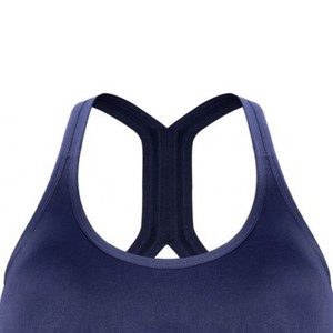 Sujetador deportivo de talla grande personalizado para mujer, top de gimnasio sin costuras, transpirable, para fitness y yoga, de nailon y elastano, con soporte alto y logo frontal. - Product Image 2