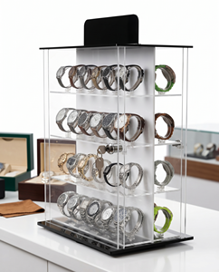 Elegant Transparent Acrylic Watch Jewelry Display Case for Design Easy Assembly Freestanding for Customized Organizer - Product Image 5
