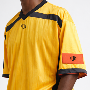 Camiseta de Fútbol Americano Oversize para Hombre al por Mayor, Malla de Poliéster 240GSM, Uniforme de Equipo Personalizado, Fabricante OEM a Granel, EE. UU. - Product Image 5