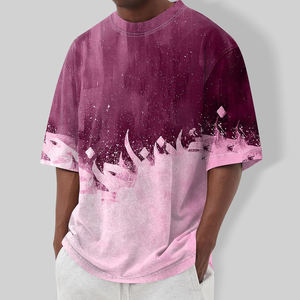 Camisetas de Hombre de Talla Grande con Diseño Personalizado a Precio de Mayoreo, Camisetas Extra Grandes de Alta Calidad con MOQ Bajo para Uso Casual - Product Image 1