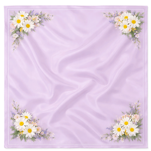 Foulard bandana tendance en coton et soie imprimé cachemire, couleur unie, léger, pour l'été, accessoire décontracté pour l'extérieur - Product Image 3