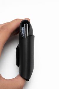 Cartera de Cuero sin Costuras de Diseño Minimalista, Tarjetero Delgado de Cuero Genuino sin Costuras para Hombre SLW-0012 - Product Image 5