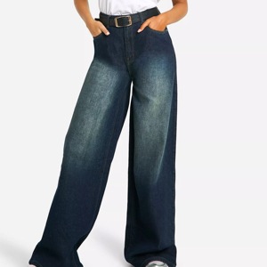 Pantalones Vaqueros de Mezclilla para Mujer, Diseño Personalizado, Alta Calidad, Venta al Por Mayor, Precio Bajo - Product Image 2