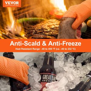 Guanti da forno per fumatori in Silicone antiscivolo resistente al calore per barbecue guanti da griglia Design impermeabile facile da pulire per la cottura alla griglia - Product Image 2