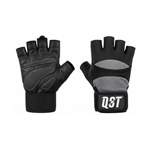 Weight Lifting <b>Gloves</b> Half Finger Polyester Breathable Padded Palm Wrist Wrap Gym Workout Calisthenics Unisex Custom Logo OEM - Product Image 1