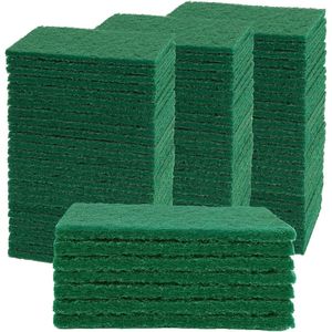 40 Piezas de Estropajos Verdes Reutilizables de 4x6 Pulgadas, Estropajos para Cocina y Hogar - Product Image 1