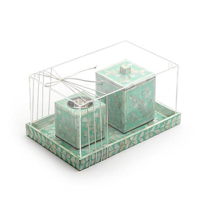 Brûleur d'encens Bakhoor en nacre et os incrusté, dernière production en gros par Decore World Expo - Product Image 2