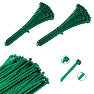 Bridas de nailon autoblocantes 300mm X 4,8mm Verde Resistente a la intemperie - Product Image 3