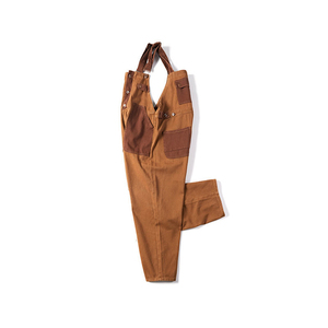 ชุดทำงานยี่ห้อ Tide สำหรับช่างสวน เหมาะสำหรับผู้ชายและผู้หญิง ฤดูใบไม้ผลิและฤดูใบไม้ร่วง ทรงหลวม สวมใส่สบาย ป้องกันรอยยับ แบบ unisex พร้อมสายเอี๊ยม - Product Image 2