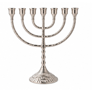 Ménorah de Hanouka en métal antique en forme d'Arbre de Vie, 9 branches, en aluminium, pour table, cadeau de fête juive, décoration, vente en gros - Product Image 3