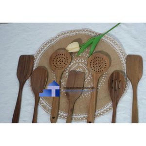 Cucharas de madera personalizadas, las más vendidas, utensilios de cocina únicos, cucharas para accesorios de cocina, de fabricante vietnamita, al por mayor. - Product Image 6