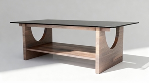 Hiện đại Mộc mạc bảng bền Mỹ phong cách đương đại Vòng rắn gỗ sồi di chuyển trang trí phòng khách Bàn cà phê - Product Image 2