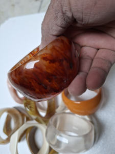 Bulk Supply Stylish Resin <b>Bangles</b> for Women Premium Finish Handmade Acrylic Resin Bracelets for Gift Shops, Boutiques and Export - Product Image 2