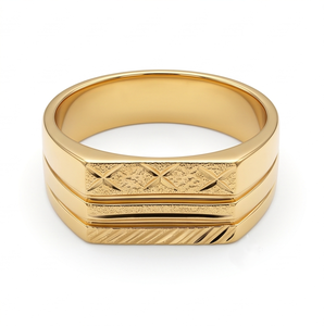 DIVYORO สายคลาสสิกสำหรับผู้ชายเคลือบทอง 22k แบบสามชั้น - Product Image 1