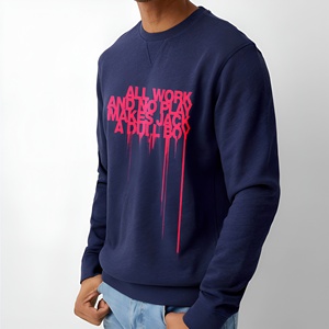 Sudadera Urbana con Texto Gráfico Inspirador 'Midnight Motivation', Estilo de Vida Urbano, Algodón Suave, Corte Holgado - Product Image 1