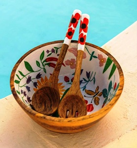 Top Selling Eco-Friendly Dishwasher Safe <b>Salad</b> Tools Home Kitchen Made in India - Product Image 5