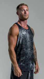 Men's Workout Fitness Wear Sublimation Singlet Tops Sleeveless Football Training Vest Men Quick Dry Sublimation Tank Tops - Product Image 3