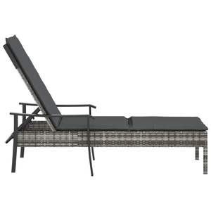 Chaise longue grise - Product Image 4