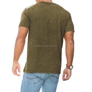 Custom Logo High Quality 100% Cotton Acid Wash <b>shirts</b> stock Heavyweight Men Custom Blank Stone Washed Vintage Oversized <b>T</b> <b>Shirt</b> - Product Image 4