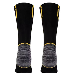 Chaussettes de sport de haute qualité, faible MOQ, design personnalisé, chaussettes en coton pour hommes, chaussettes de sport avec logo personnalisé - Product Image 2