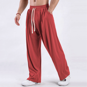 OEM Men's Cotton Sweatpants Casual <b>Lounge</b> Joggers with Elastic Waistband and Open Hem for Daily Use - Product Image 1