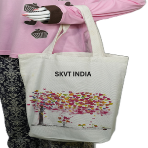 กระเป๋าผ้าฝ้ายสำหรับผู้หญิงแบบปรับแต่งได้ พร้อมซิปปิด ดีไซน์ดนตรี  มีหลายขนาดให้เลือก (4-6 นิ้ว) สไตล์อังกฤษ-ญี่ปุ่น ลายเรียบ - Product Image 3
