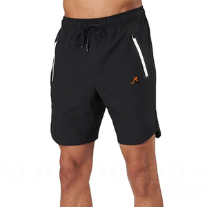 Shorts de sport pour hommes avec logo personnalisé, décontractés, pour l'été, la musculation, la course à pied, longueur genou - Product Image 6