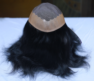 วิกผมชาวอินเดียแบบเรีมี่มีความหนา100% ติดลูกไม้ทั้งเส้นผม - Product Image 3
