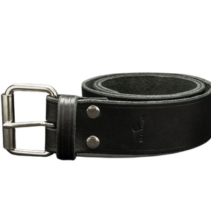 Ceinture large en cuir pour homme, cuir véritable de qualité supérieure, boucle durable, style classique et utilitaire, pour les occasions décontractées - Product Image 3